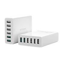 60w ikroviklis - BlitzWolf BW-S15 6 x USB / 60W / 4.8A / Quick Charge 3.0, baltas - 6 nuotrauka