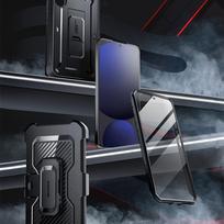 galaxy s24 fe telefono deklas - Supcase Unicorn Beetle Pro dėklas Samsung Galaxy S24 FE - Juodas (Black) - 4 nuotrauka