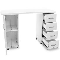 rasomasis stalas 80 - Activeshop Rašomasis stalas 2027 Baltas (White) - 2 nuotrauka