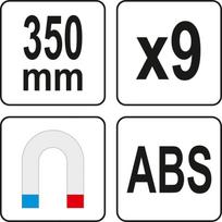350 - Magnetinis įrankių laikiklis 50cm YT-0835 YATO - 2 nuotrauka