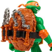 figureles nindze - Playmates Toys Turtles Ninja Shouts Michelangelo 83353, 140 mm - 2 nuotrauka