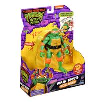 figureles nindze - Playmates Toys Turtles Ninja Shouts Michelangelo 83353, 140 mm - 7 nuotrauka