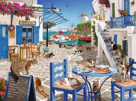 puzzle 1500 - Ravensburger Cats Of Mykonos, 1500 det. (12001450) - 2 nuotrauka