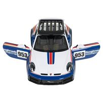 911 melynas - RASTAR R/C 1:14 valdomas automodelis Porsche 911 Dakar Performance, 10131, Mėlyna/Balta (Blue/White) - 2 nuotrauka