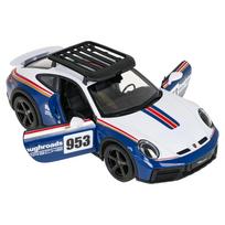 911 melynas - RASTAR R/C 1:14 valdomas automodelis Porsche 911 Dakar Performance, 10131, Mėlyna/Balta (Blue/White) - 5 nuotrauka