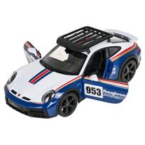 911 melynas - RASTAR R/C 1:14 valdomas automodelis Porsche 911 Dakar Performance, 10131, Mėlyna/Balta (Blue/White) - 6 nuotrauka