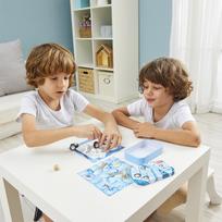 stalo zaidimas taco - Stalo žaidimas Hape Tic Tac Toe/ Snakes & Ladders 2in1 E0478A - 2 nuotrauka