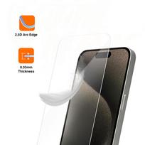 apsauginis stikliukas 15 pro - OEM "2,5D Normal Clear Glass iPhone 15 Pro" - 6 nuotrauka
