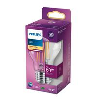 led e27 60w - Lemputė LED E27 230V 7W A60 806lm šiltai balta, stiklinė, PHILIPS - 2 nuotrauka
