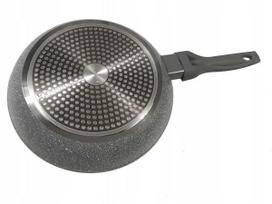 aliuminio keptuve - Klausberg KB-7318, 28 cm, granito keptuvė su dangčiu (Pilka - Grey) - 2 nuotrauka