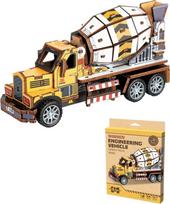 TOY WOODEN 3D Dėlionė CEMENT TRUCK 109 det.
