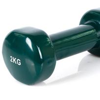 svarmenu rinkinys - Profit Vinyl Dumbbells 2x2kg Green - 2 nuotrauka