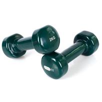 svarmenu rinkinys - Profit Vinyl Dumbbells 2x2kg Green - 4 nuotrauka