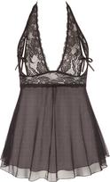 seksualus naktiniai - Cottelli curves Lace Babydoll 3XL seksualūs naktiniai - 4 nuotrauka