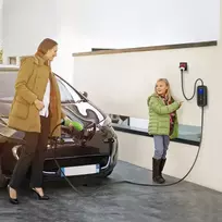 qoltec ev - Qoltec 52471 Mobilus įkroviklis EV 2-in-1 Type2 7kW 230V Juodas (Black) - 4 nuotrauka