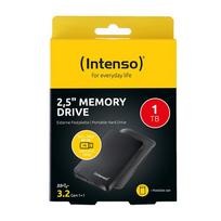 external usb 1tb - External HDD|INTENSO|1TB|USB 3.2|Colour Black|6023690 - 4 nuotrauka