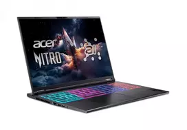 acer nitro 180hz - Acer Nitro 16S AI, Ryzen AI 7 350, 16 GB, 1 TB, 16", NVIDIA GeForce RTX 5070 Ti, Juodas (Black) - 5 nuotrauka