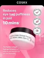 paakiu padeliai - COSRX The Peptide Collagen Hydrogel Eye Patch, 60 vnt. - 5 nuotrauka