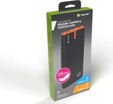 10000 power bank - Tracer EnerGo 10000mAh, juoda/oranžinė - 2 nuotrauka