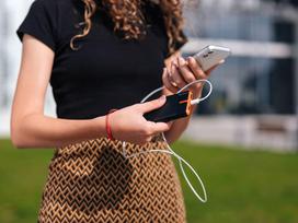 10000 power bank - Tracer EnerGo 10000mAh, juoda/oranžinė - 4 nuotrauka