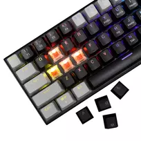 usuotis - White Shark Wakizashi-2 Juodas-Pilkas (Black-Grey) US Raudona (Red) Switches - 5 nuotrauka