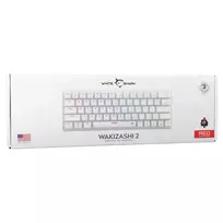 balta klaviatura - White Shark Wakizashi-2 White (Balta) Red Switch - 2 nuotrauka