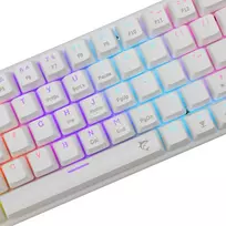 balta klaviatura - White Shark Wakizashi-2 White (Balta) Red Switch - 6 nuotrauka