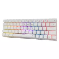 balta klaviatura - White Shark Wakizashi-2 White (Balta) Red Switch - 7 nuotrauka