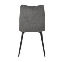 valgomojo kede kresliukas - Valgomojo kėdė Home4you Maia 10547, matinė, pilka, 46 cm x 59 cm x 86 cm - 3 nuotrauka
