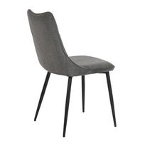 valgomojo kede kresliukas - Valgomojo kėdė Home4you Maia 10547, matinė, pilka, 46 cm x 59 cm x 86 cm - 4 nuotrauka