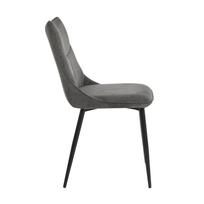 valgomojo kede kresliukas - Valgomojo kėdė Home4you Maia 10547, matinė, pilka, 46 cm x 59 cm x 86 cm - 5 nuotrauka