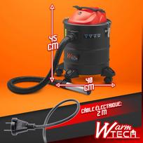 siurblys 1200 - Warm Tech Pelenų siurblys 20L 1200W - 2 nuotrauka