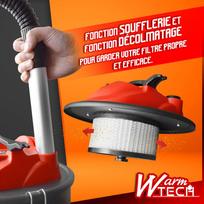 siurblys 1200 - Warm Tech Pelenų siurblys 20L 1200W - 3 nuotrauka