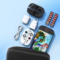 switch 2 zaidimai - Dux Ducis Handheld Storage Bag Nintendo Switch 2 juodas - 5 nuotrauka