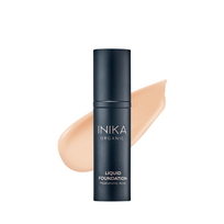 skystis - Inika Organic Liquid Foundation Skystas makiažo pagrindas, Cream - 2 nuotrauka