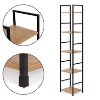 pastatomos lentynos - Pastatoma lentyna ModernHome Loft 5 CWJ3024144L, ruda (Brown) - 5 nuotrauka