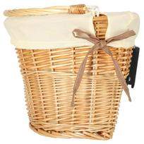 pintas krepsys - Proline Pintas krepšys dviračio priekiniam krepšeliui, baltas (White) - 10 nuotrauka