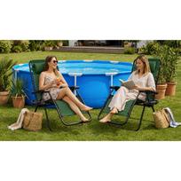 papludimio gultai - Gultas ChillWell, žalia sp., 110 cm x 60 cm x 82 - 102 cm - 3 nuotrauka