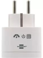 ismanusis skaitiklis - Brennenstuhl XS01 Išmanusis kištukas su energijos skaitikliu 3680 W Balta (White) - 3 nuotrauka