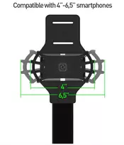 deklas ant rankos - Tellur A100 Sports Armband black - 5 nuotrauka