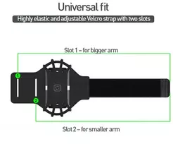 deklas ant rankos - Tellur A100 Sports Armband black - 6 nuotrauka