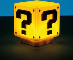 mini sviestuvai - NINTENDO SUPER MARIO MINI QUESTION lempa 8cm - 4 nuotrauka