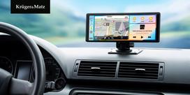 kameros namams - Kruger&Matz Multimedia Station 10" Android Auto Apple Carplay su DVR ir atbulinės eigos kamera - 2 nuotrauka