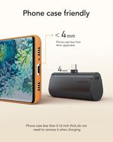 5000 mah power bank - Veger PlugOn W0556P 5000mAh, 20W, juodas (black) - 6 nuotrauka
