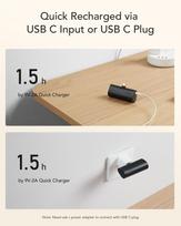 5000 mah power bank - Veger PlugOn W0556P 5000mAh, 20W, juodas (black) - 8 nuotrauka