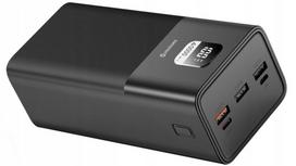 power bank 40000 - Swissten Power Line 40000 mAh 100W Juodas (Black) - 2 nuotrauka