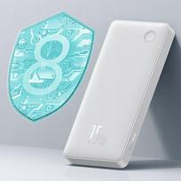 power bank baseus - Baseus Airpow Lite 10000 mAh 15W Balta (White) - 2 nuotrauka