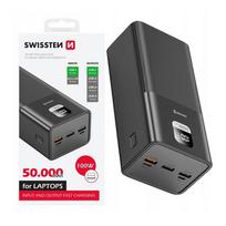 power bank 50000 - Swissten Power Line 50000 mAh 100W Power Delivery juoda - 2 nuotrauka