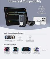 a16 - Anker MagGo Power Bank A1657H11 10000 mAh Juodas (Black) - 3 nuotrauka