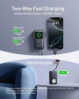 a16 - Anker MagGo Power Bank A1657H11 10000 mAh Juodas (Black) - 5 nuotrauka